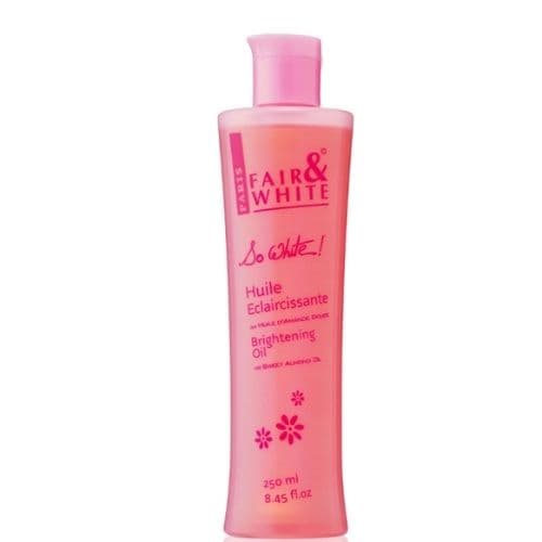 Huile Eclaircissante à la Vitamine E So White F&W PARIS 250ml